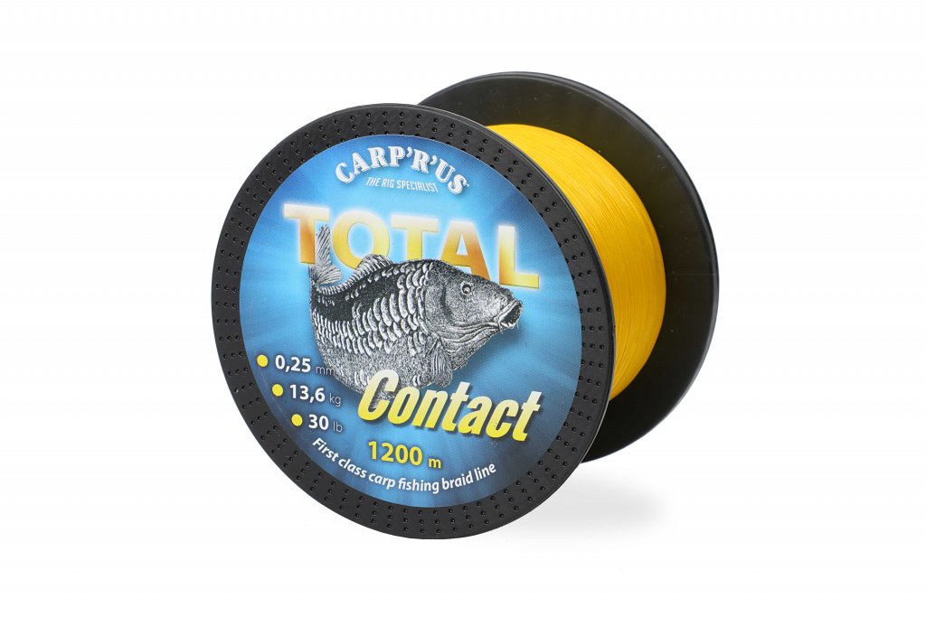 Carp´R´Us Total Contact - pletená šňůra 0,25mm