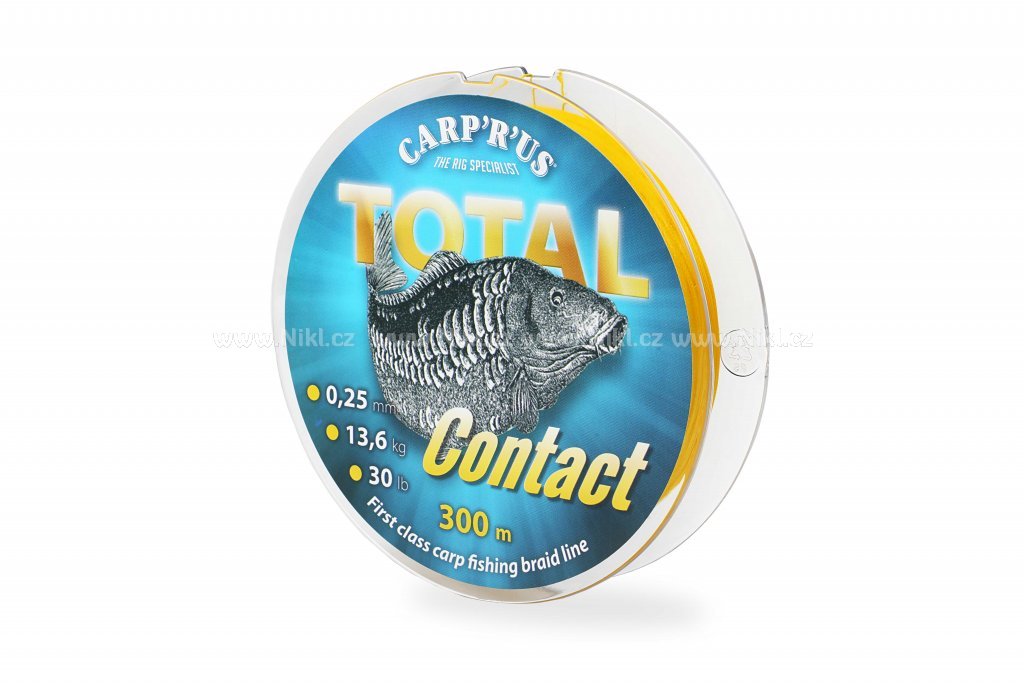 Carp´R´Us Total Contact - pletená šňůra 0,25mm