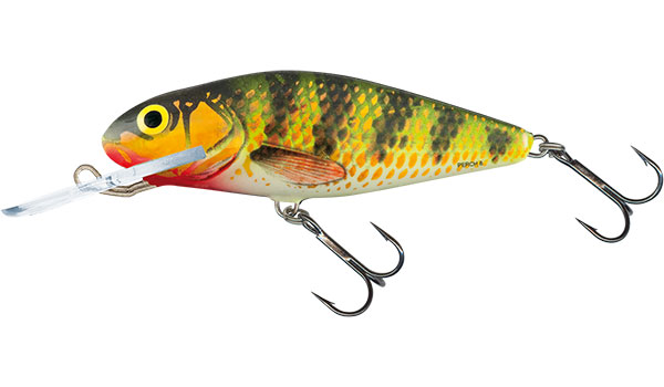 Salmo Wobler Perch Deep Runner Floating 8cm