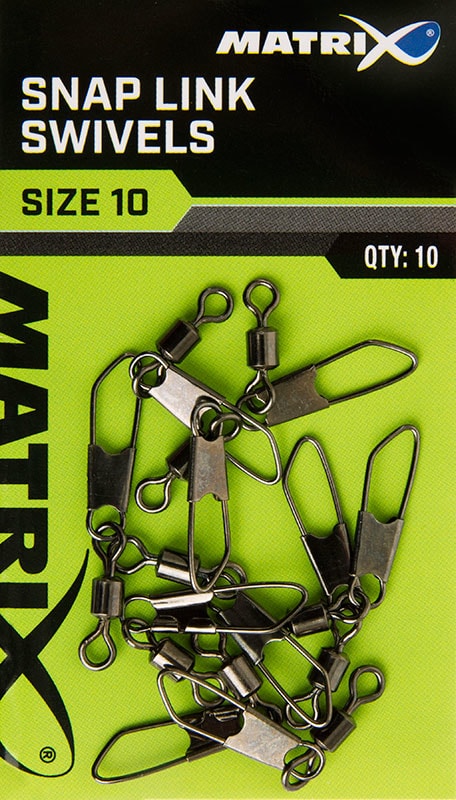 Matrix Obratlík s karabinkou Snap Link Swivels 10ks