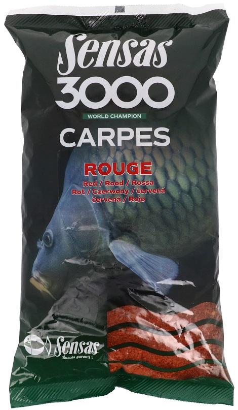 Sensas Krmení 3000 Carpes Rouge (kapr červený) 1kg