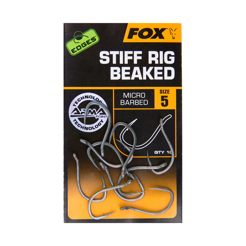 Fox Háčky Edges Stiff Rig Beaked 10ks