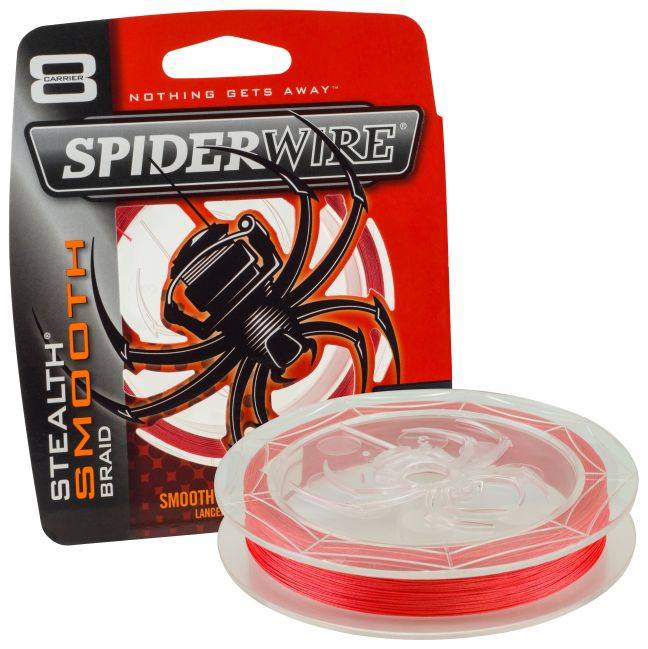 Splétaná šňůra Spiderware Stealth Smooth 8 150 m červená