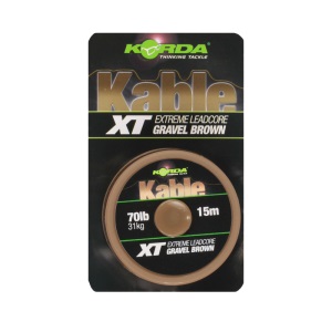 Korda Olověnka Kable XT Extreme Leadcore Green 70lb, 15m