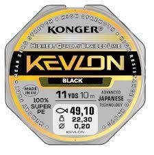 Konger Pletenka Kevlon X4 Black 10m