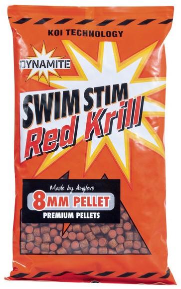Pelety Dynamite Baits Swim Stim Red Krill 8 mm 900 g