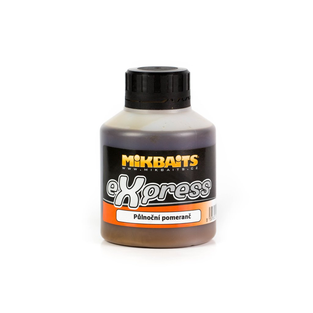 Mikbaits eXpress booster Půlnoční pomeranč 250ml