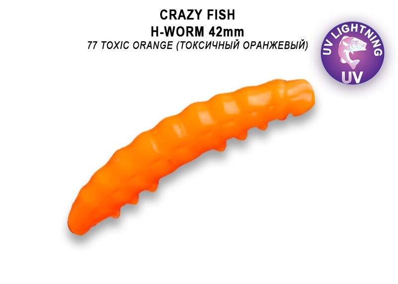 Crazy Fish Červ - MF H Worm Inline