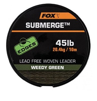 Fox Šňůra Submerge Lead Free Leader Green 60lb, 10m