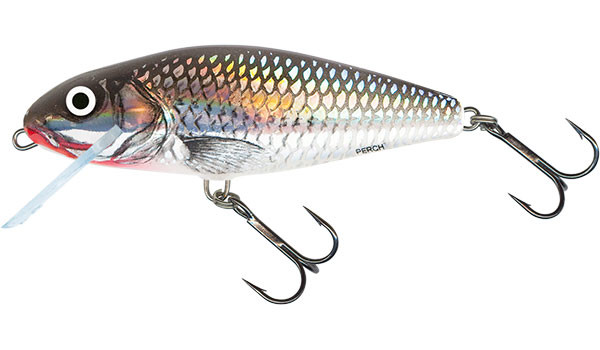 Salmo Wobler - Perch 8DR Holo Grey Shiner