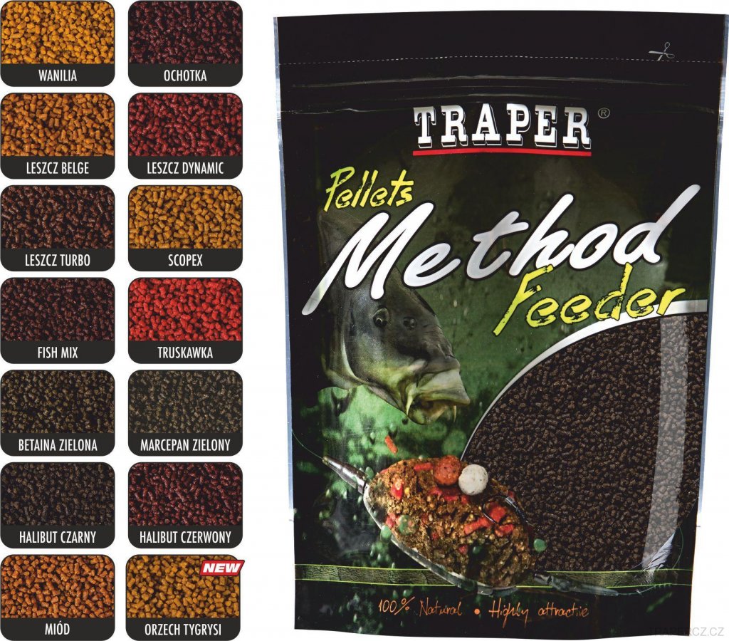 Traper Pelety - Method Feeder 2mm 500 g
