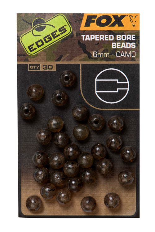 Fox Kuličky - Tapered Bore Bead 6mm Camo