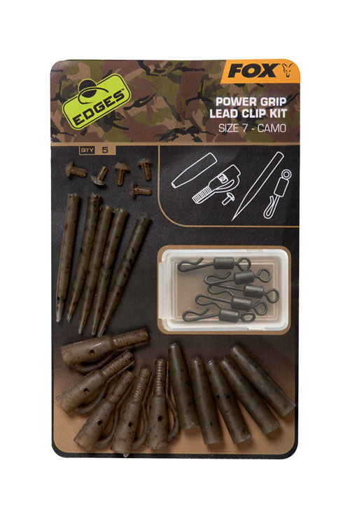 Fox Sada závěsek Power Grip Lead Clip Kit Camo