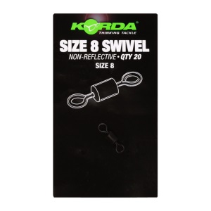 Korda Obratlík Swivels vel. 8, 20ks