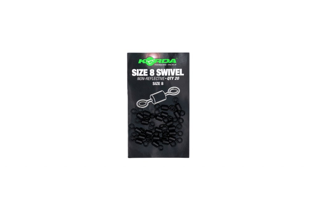 Korda Obratlík Swivels vel. 8, 20ks