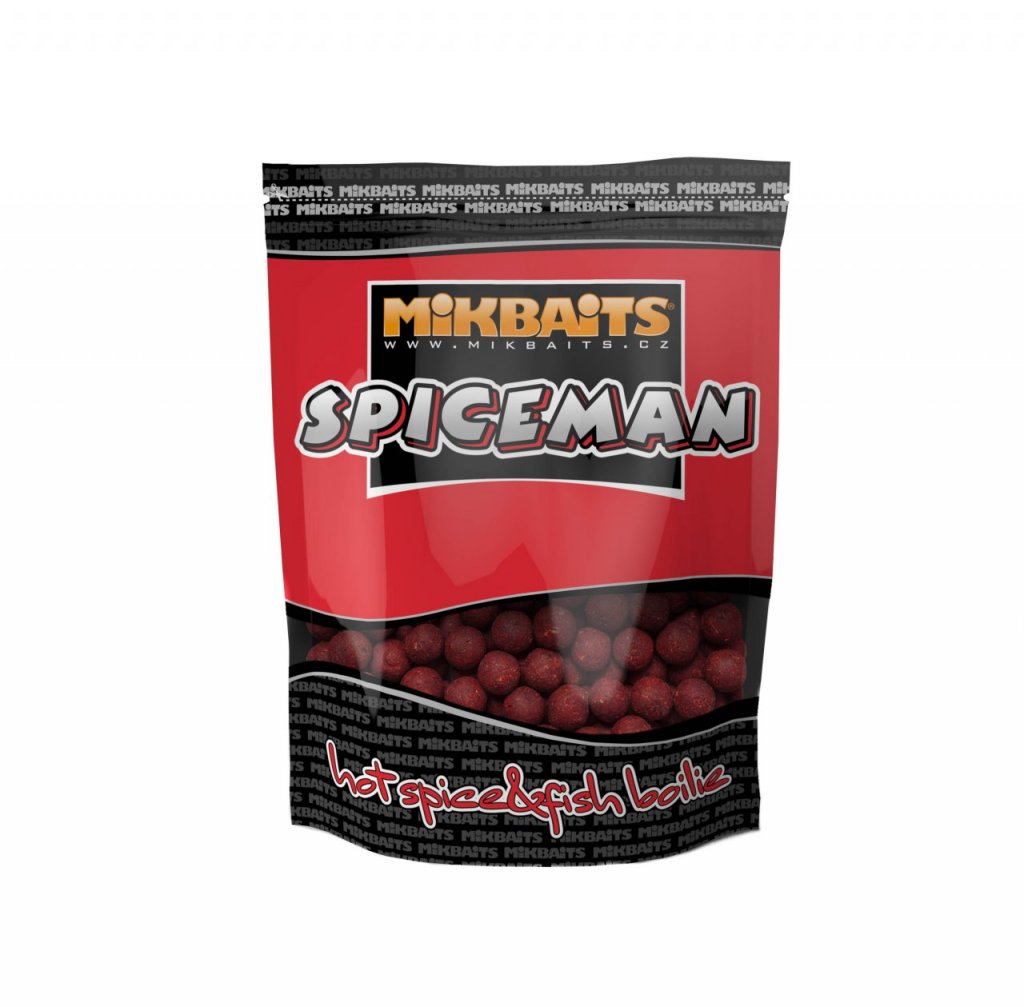 Mikbaits Spiceman boilie - Kořeněná játra 1kg