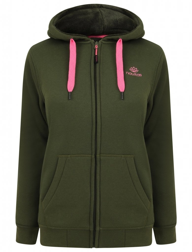 Navitas Mikina - Womens Sherpa Zip Hood