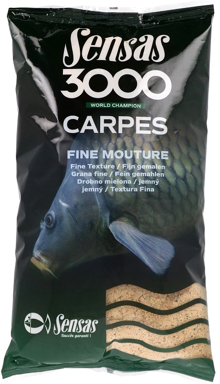 Sensas Krmítková směs - 3000 Carpes Fine Mouture 1kg