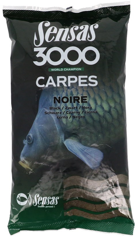 Sensas Krmítková směs 3000 Carpes Noir 1kg
