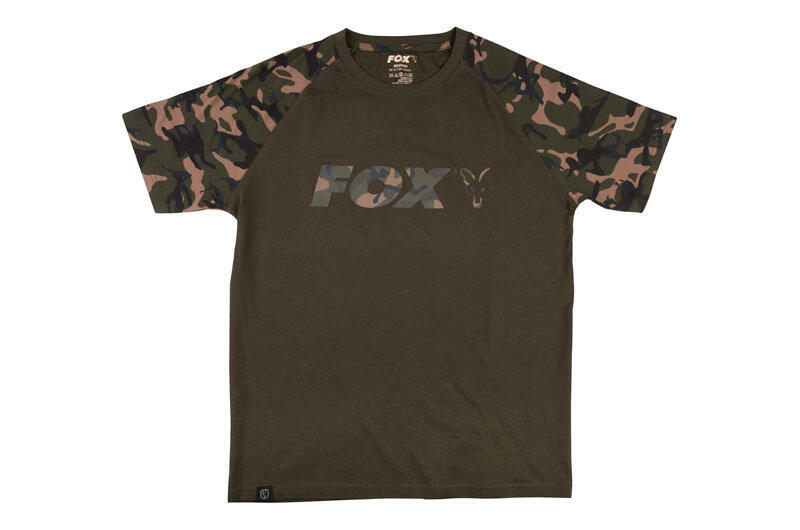 Fox Triko Camo/Khaki Chest Print T-Shirt