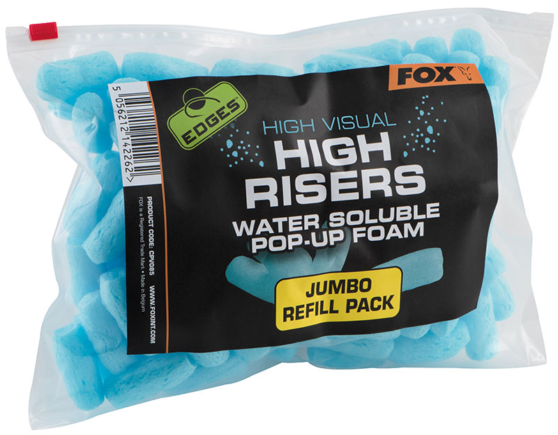 Fox PVA Pěna Edges High Visual High Risers Jumbo Refill Pack