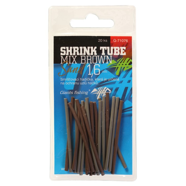 Giants Fishing Smršťovací hadička Shrink Tube Brown/Sand 2mm, 20ks