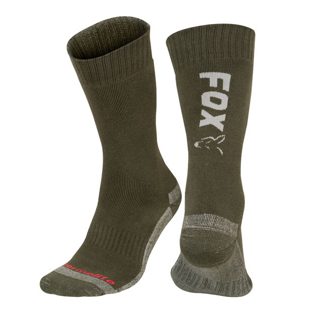 Fox Ponožky Green / Silver Thermolite Long sock