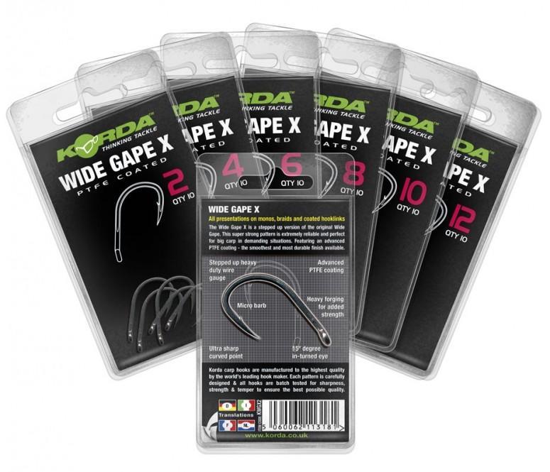 Korda Háček Wide Gape X 10ks