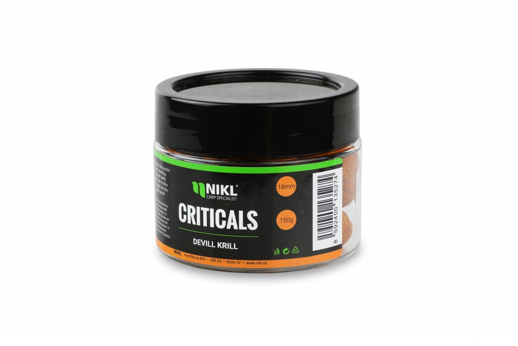 Nikl Criticals boilie Devill Krill 150g