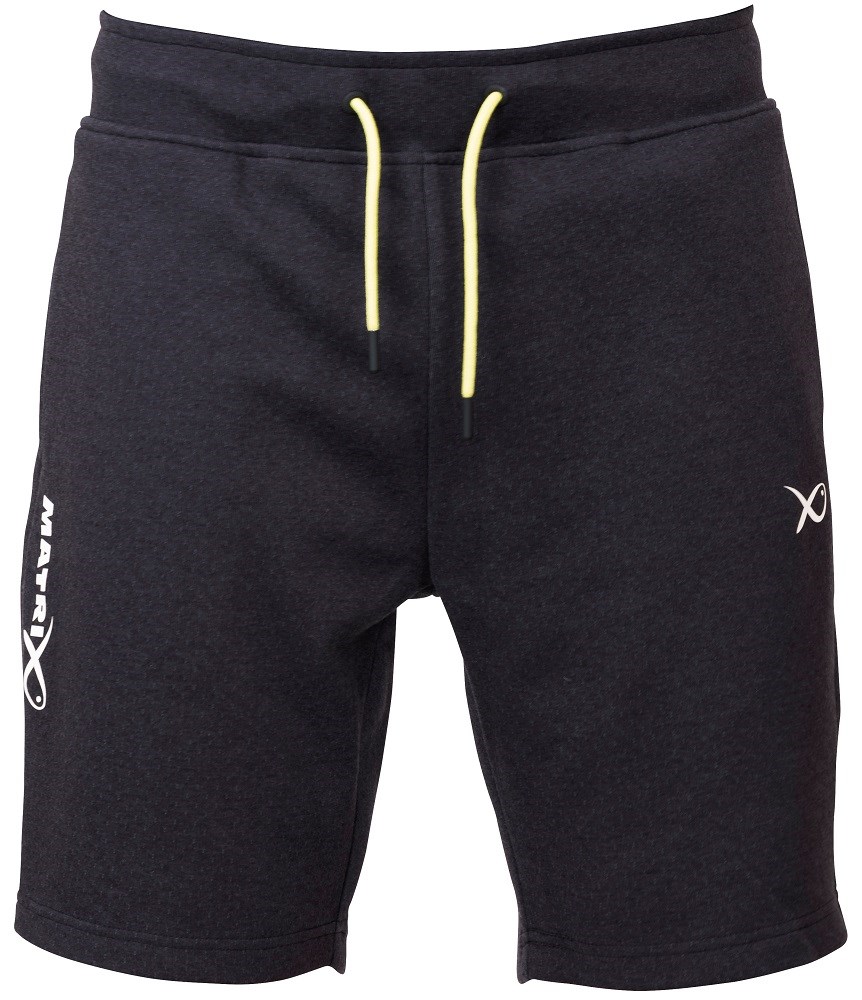 Matrix Kraťasy Minimal Black Marl Jogger Shorts