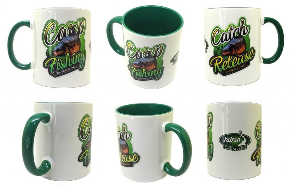 Katran Hrnek Mug bílá/zelená