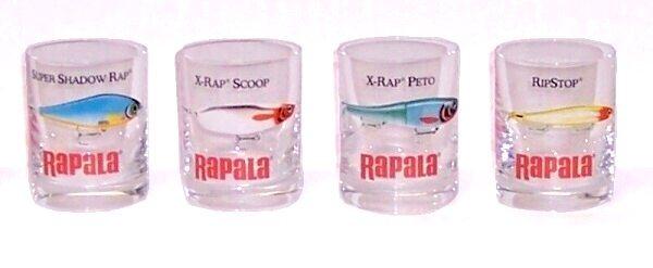 Rapala Skleničky Shot Glass 4 ks