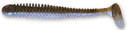 Crazy Fish Gumová Nástraha Vibro Worm Swamp Pearl 8,5cm 5ks