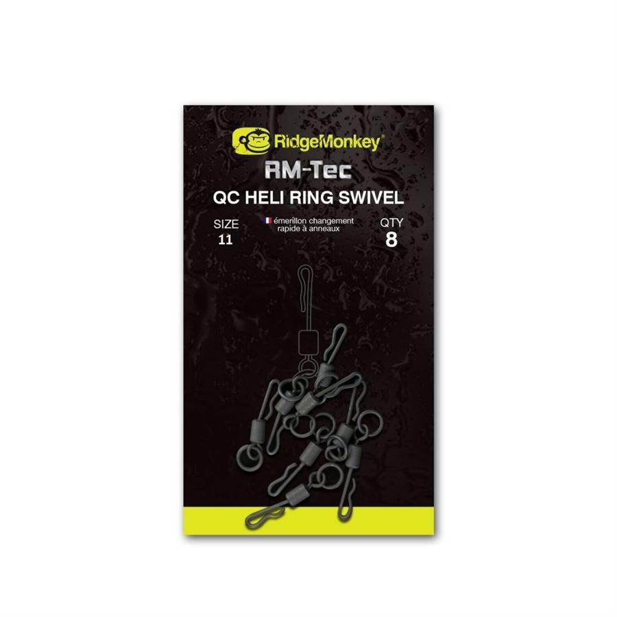 RidgeMonkey Obratlík RM-Tec Quick Change Heli Ring Swivel