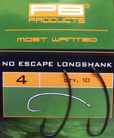 PB Products Háčky No Escape Longshank vel.4, 10ks