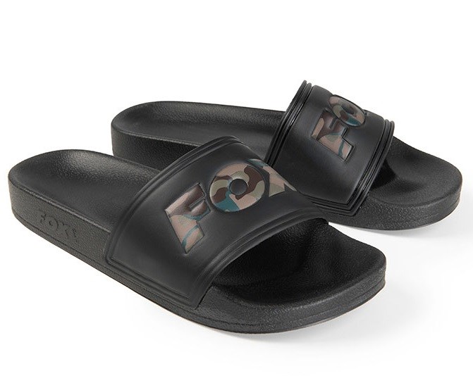 Fox Pantofle Sliders Black