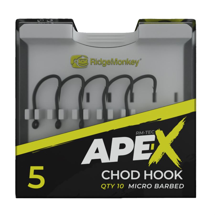 RidgeMonkey Háček Ape-X Chod Barbed 10ks