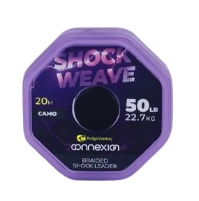 RidgeMonkey Šňůra Connexion Shock Weave Braided Shock Leader 50lb 20m