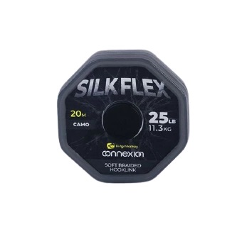 RidgeMonkey Šňůrka Connexion SilkFlex Soft Braid 25lb 20m