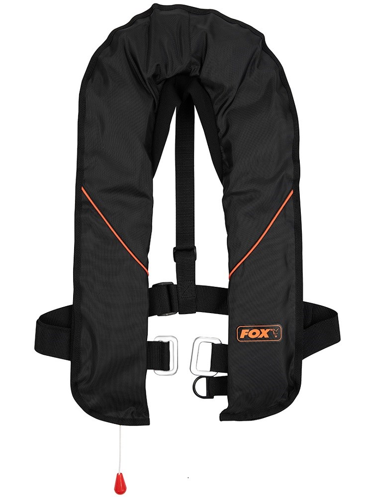 Fox Záchranná vesta Life Jacket Black and Orange