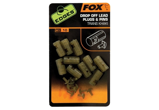 Fox Vložka do olova Drop Off Lead Plugs + Pins Trans Khaki